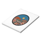 Het land zegende notitieblok (Linkerzijde)