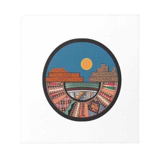 Het land zegende notitieblok (Voorkant)