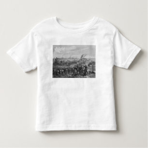 Het landen van troepen op Roanoke Island Kinder Shirts