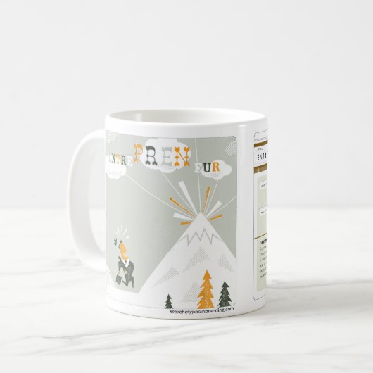 Het landnummer koffiemok (Voorkant links)