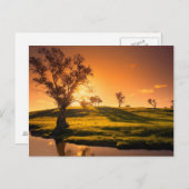 Het landschap Adelaide Hills Briefkaart (Voorkant / Achterkant)