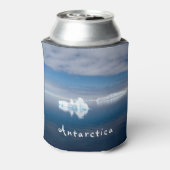 Het landschap Antarctica drijvende ijsfoto met tek Blikjeskoeler (Blikje Achterkant)
