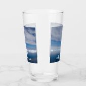 Het landschap Antarctica drijvende ijsfoto met tek Glas (Links)