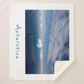 Het landschap Antarctica drijvende ijsfoto met tek Sherpa Deken (Voorkant)