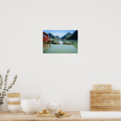 Het landschap Fjord in het poster Noorwegen (Keuken)