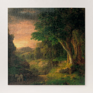 Het landschap 'George Inness' schilderen Legpuzzel