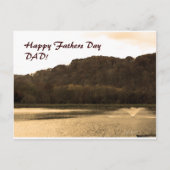 Het landschap, Happy Fathers Day! Briefkaart (Voorkant)