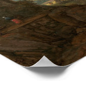 Het landschap - Herman Saftleven Fine Art Poster (Hoek)