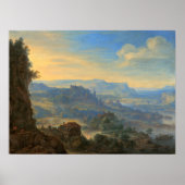 Het landschap - Herman Saftleven Fine Art Poster (Voorkant)