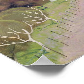 Het landschap, het Huis met de Rode Dak, 1924 Poster (Hoek)