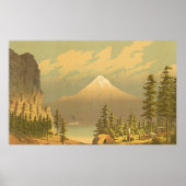 Het  landschap Hood Oregon Poster (Voorkant)