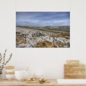Het landschap in Burren Poster (Keuken)