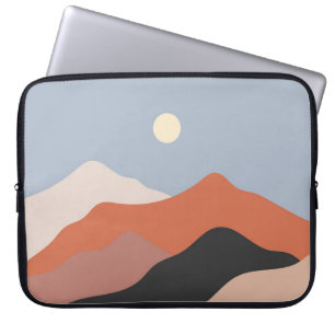 Het landschap in het midden van de eeuw illustrati laptop sleeve