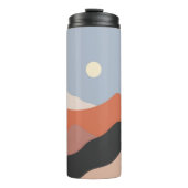 Het landschap in het midden van de eeuw illustrati thermosbeker (Voorkant)