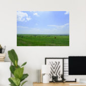 Het landschap Kansas Poster (Thuiskantoor)
