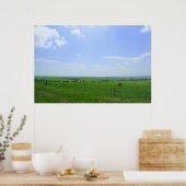 Het landschap Kansas Poster (Keuken)