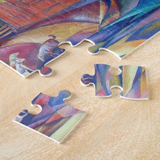 Het landschap met Caramel Taste is moeilijk om het Legpuzzel (Zijkant)