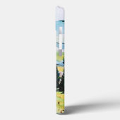 Het landschap met de stad en de cyperbomen Case-Mate iPhone case (Achterkant / Links)