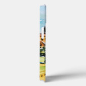 Het landschap met de stad en de cyperbomen Case-Mate iPhone case (Achterkant / Rechts)