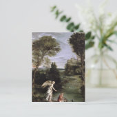 Het landschap met de Tobias-legplaats van de vis Briefkaart (Staand voorkant)