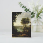 Het landschap met de vinding van Mozes Briefkaart (Staand voorkant)