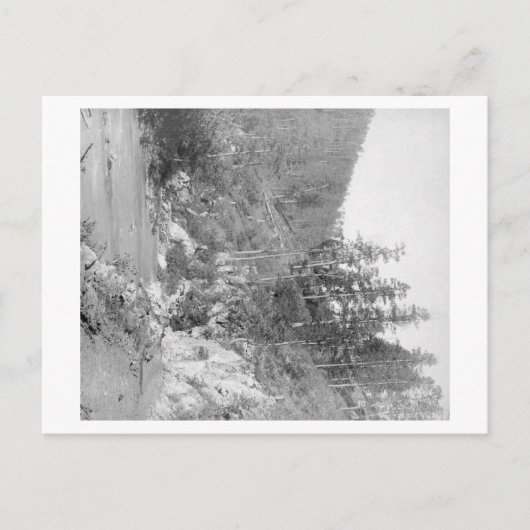 Het landschap op de weg Deadwood naar Sturgis Briefkaart (Voorkant)