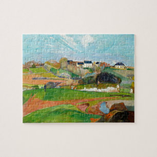 Het landschap Paul Gauguin Old Painting Art Legpuzzel