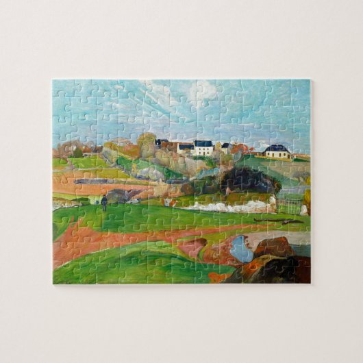Het landschap Paul Gauguin Old Painting Art Legpuzzel (Horizontaal)