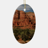 Het landschap Sedona Arizona Butte Rock Keramisch Ornament (Rechts)