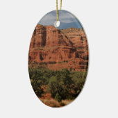Het landschap Sedona Arizona Butte Rock Keramisch Ornament (Links)