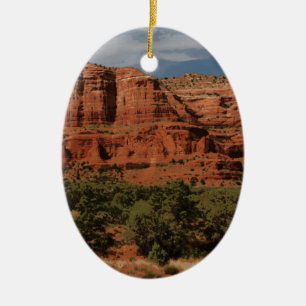Het landschap Sedona Arizona Butte Rock Keramisch Ornament