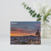 Het landschap van Barcelona Briefkaart (Staand voorkant)