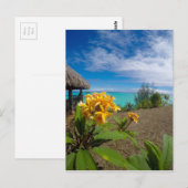 Het landschap van bora bora briefkaart (Voorkant / Achterkant)