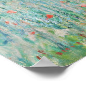 Het landschap van Claude Monet in Ile Saint Martin Poster (Hoek)