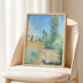 Het landschap van Claude Monet in Ile Saint Martin Poster