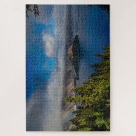 Het landschap van Crater Lake Oregon Legpuzzel