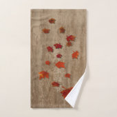 Het landschap van de afdalende bladeren bad handdoek (Handdoek)