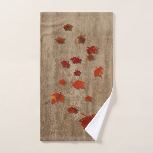 Het landschap van de afdalende bladeren bad handdoek (Handdoek)