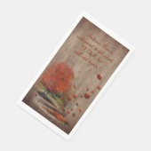 Het landschap van de afdalende bladeren servet (Hoek)