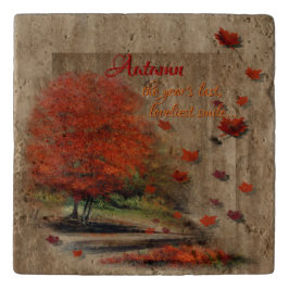 Het landschap van de afdalende bladeren trivet