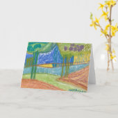 Het Landschap van de boom Kaart (Gele Bloem)