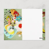 Het landschap van de flora briefkaart (Achterkant)