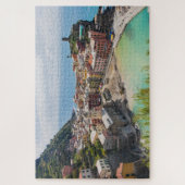Het landschap van de Italiaanse stad Vernazza Cinq Legpuzzel (Verticaal)