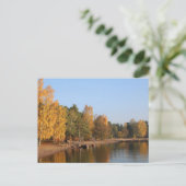 Het landschap van de Kleuren van de val van Espoo, Briefkaart (Staand voorkant)