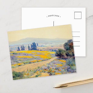 Het landschap van de lente in Californië   Elmer W Briefkaart