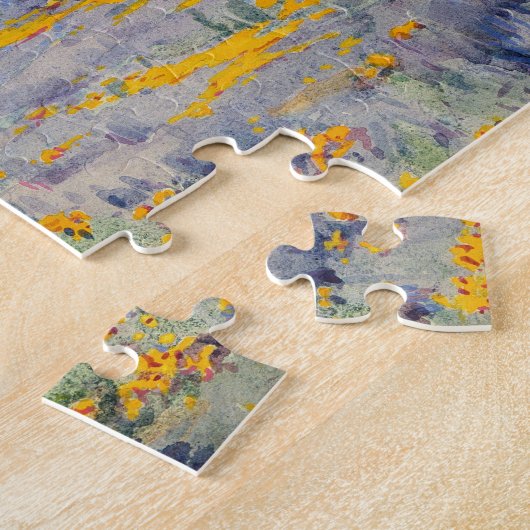 Het landschap van de lente in Californië | Elmer W Legpuzzel (Zijkant)