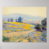 Het landschap van de lente in Californië | Elmer W Poster (Voorkant)