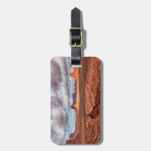 Het landschap van de monument van de vallei, AZ Bagagelabel (Voorkant verticaal)