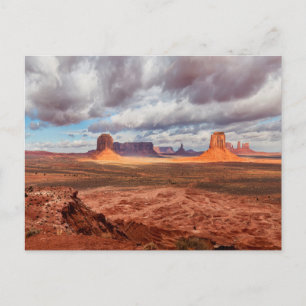 Het landschap van de monument van de vallei, AZ Briefkaart
