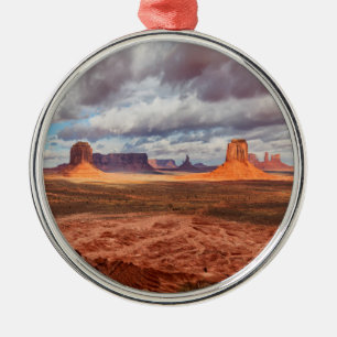 Het landschap van de monument van de vallei, AZ Metalen Ornament